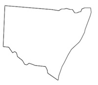 Outline picture of NSW & ACT